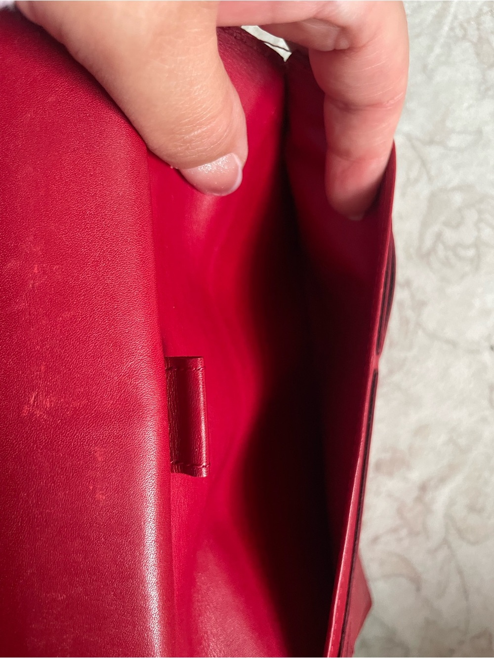 Louis Vuitton Red Patent Vernis Monogram Long Wallet - with COA - Picture 10 of 12